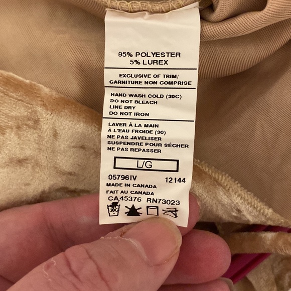 Crushed velvet peasant top - Picture 4 of 4